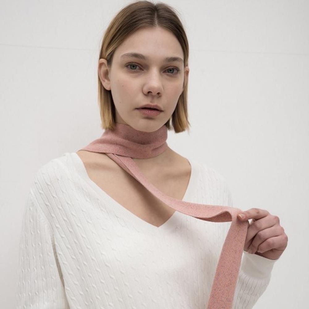 Bb De Soli De Mer Knit Tie Scarf  4colors 