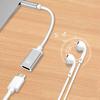 3.5mm Male To Type-C Female Headphone Aux Cable Converter Type-C To Flat Headphone Round Head Adapter Cable