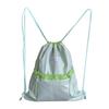 Large Capacity Light Soft Nylon Bag Contrast Color Shoulder Bag Drawstring  Backpacks  Travel
