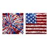 Soft Bandana Hiphop Neck Scarf Western Printed Headscarf Motorcycling Headwrap