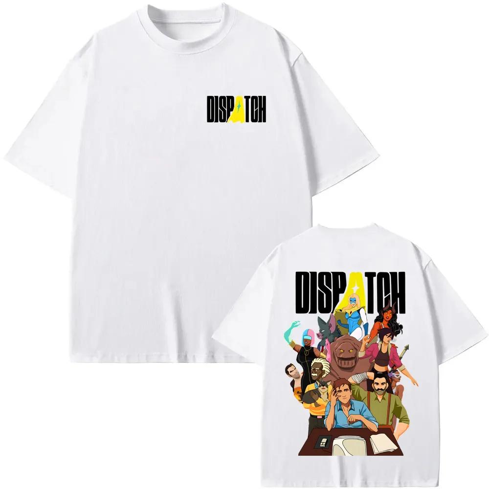 Футболка з принтом Dispatch Game 2026 Нова Високоякісна футболка з графічним принтом GAME 100% бавовна Зручна Повсякденна з круглим вирізом М'які футболки