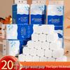Dream Weaving 60 Rollen Toilettenpapier aus 100% Zellstoff, Vierlagiges verdicktes Tissue für den Haushalt und Babys.