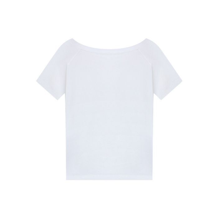

Kumikumi Design Sense Slant Neck Short Sleeve T-Shirt Women s Spring and Summer New Careful Machine Off-Shoulder Women s ins Top S