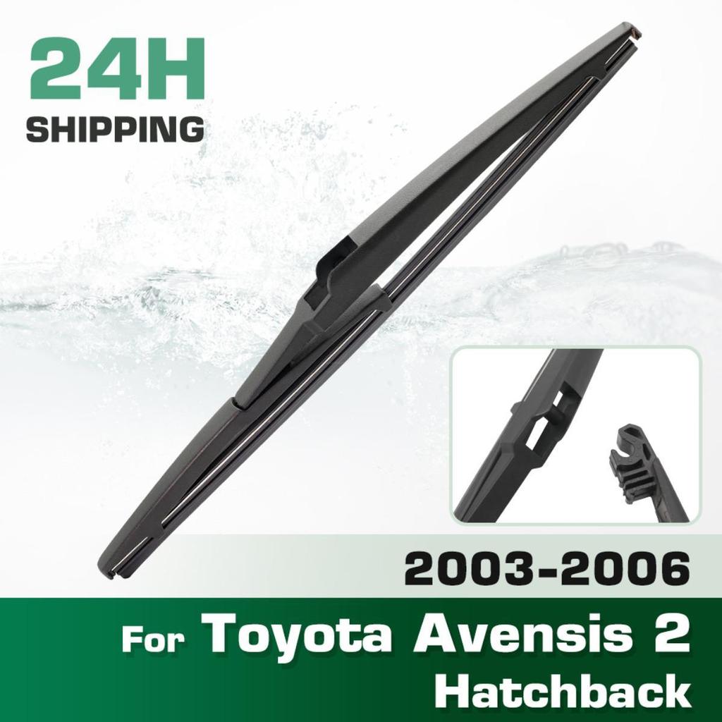Rear Windshield Wipers Blades,Premium All-Season Wiper blades Replacement For Toyota Avensis 2 Hatchback 2003-2006
