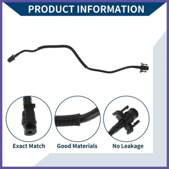 Radiator Hose for VOLVO XC70 Mk2 2007-2016 No.31274900 Plastic Black 1 Pc New