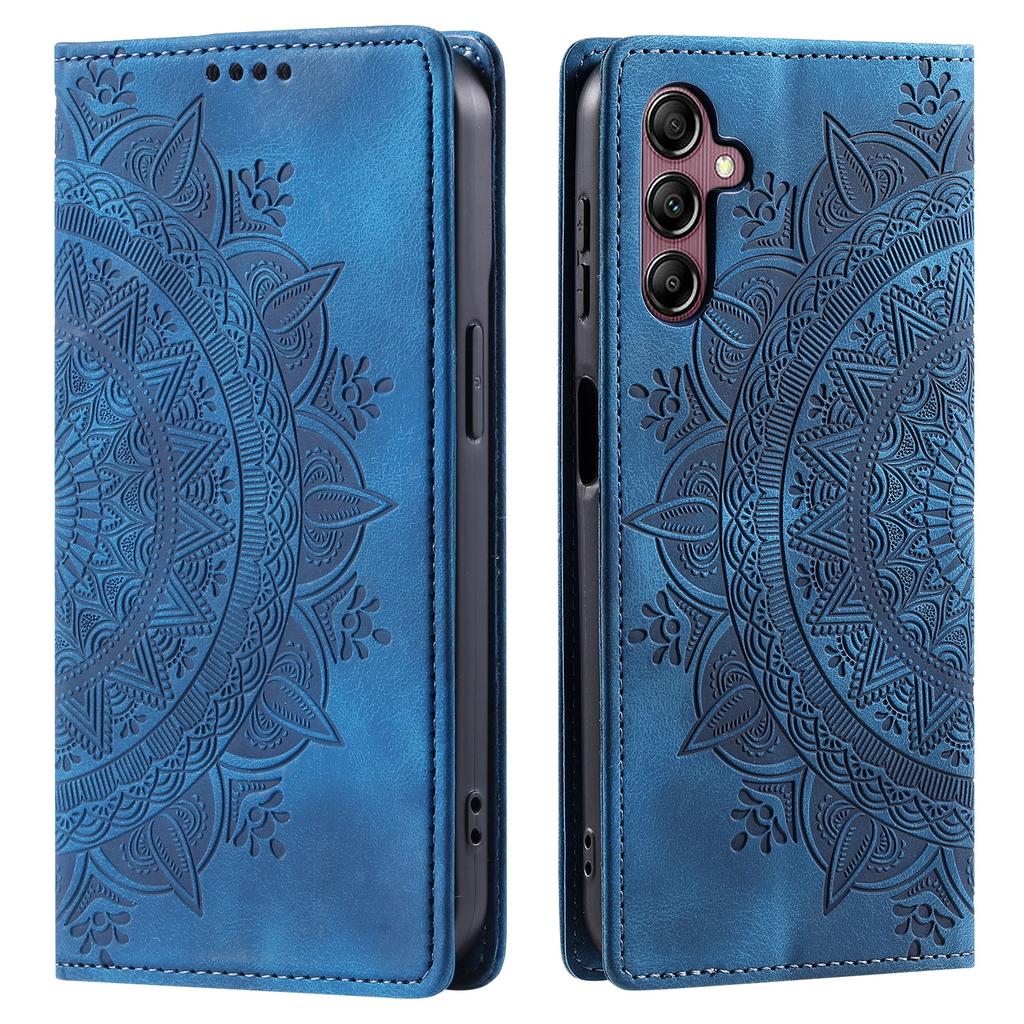 For Samsung Galaxy S25 FE Case Magnetic Closing Leather Phone Cover Pattern Imprinted
