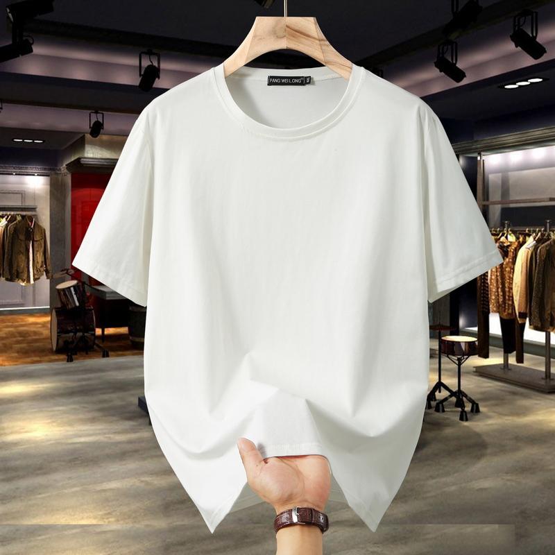 T-shirt Taglie Forti 4XL-12XL da Uomo Abbigliamento Vintage Moda T-shirt Estive Oversize Manica Corta