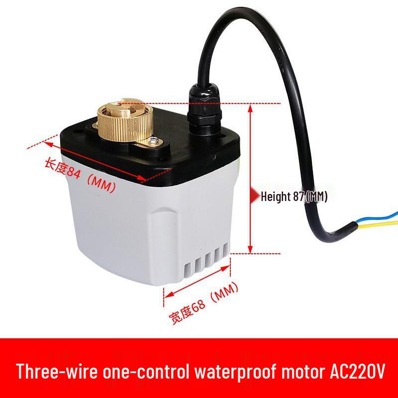220V DN15 Měděný závitový elektrický kulový ventil pro regulaci vody