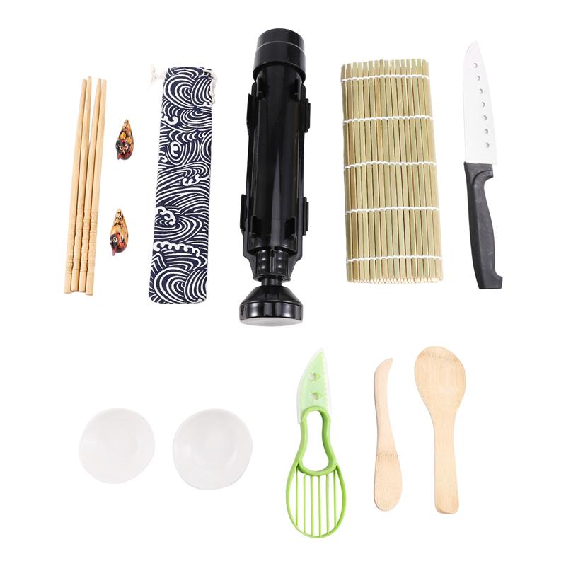 B97A-Sushi Making Kit Japanese Food Making Tools Sushi Mold Kitchen Tools DIY Set
