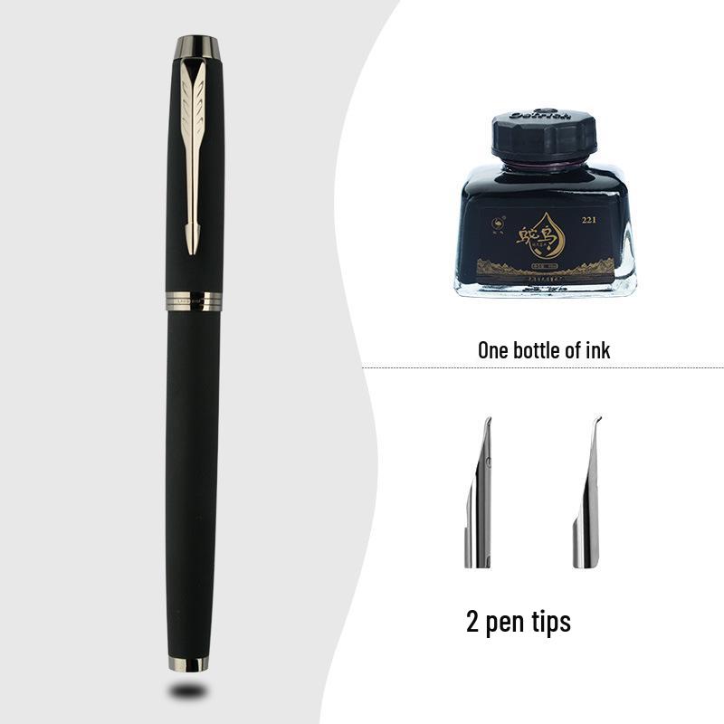 High-End Calligraphy Fountain Pen with Hard Nib for Artistic Writing, Practice & Signature - Ideal for Adults and Men