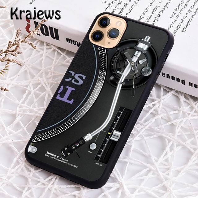 Krajews DJ Mixer Music Soft Phone Case Cover For iPhone 17 Air 16 15 14 Plus 11 12 13 Pro Max Coque Shell Fundas