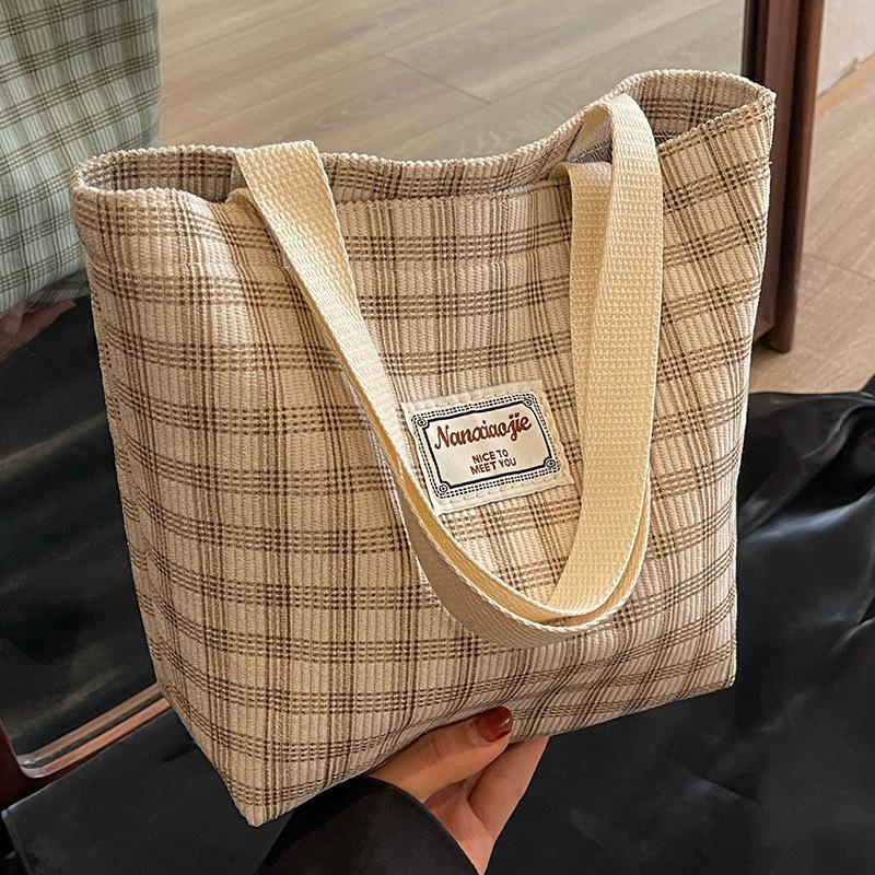 Geantă de capacitate mare pentru elev de liceu Geantă tote fashion pentru femei Geantă de mână versatilă cu umăr fashion pentru femei