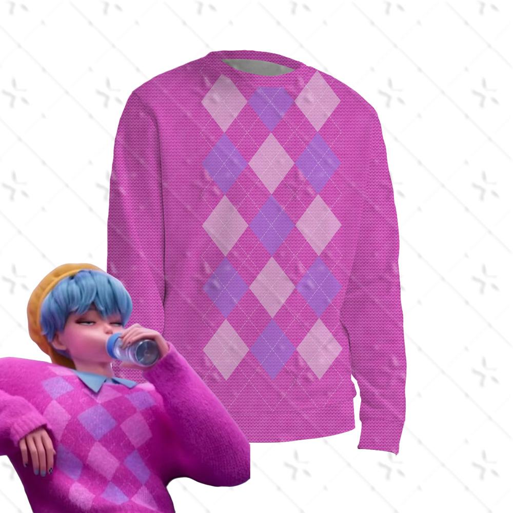 

Аниме Охотник на демонов K-Pop Малыш Саджа Мальчики Косплей Мультяшные Топы Головные уборы Толстовка с круглым вырезом Наряды для карнавальной вечеринки Популярные Забавные Топы 160