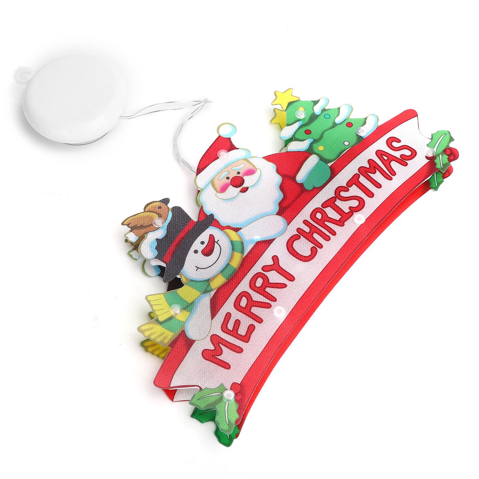 

Різдвяні декоративні світлодіодні ліхтарі на присосці для підвішування на вікно для декору Різдвяного магазину