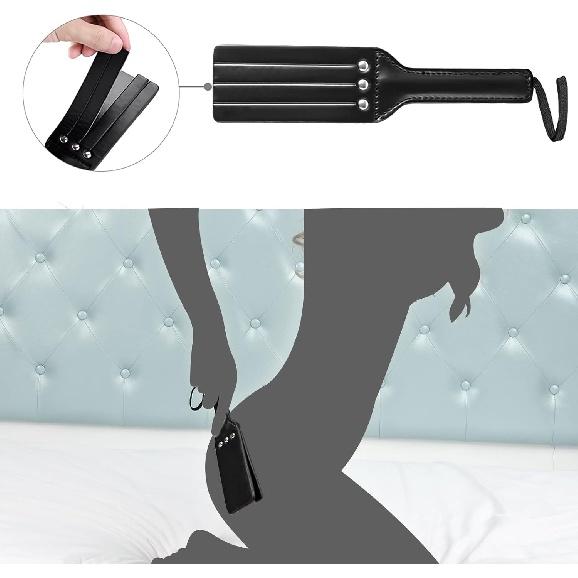 UTIMI Bondage for Sex 11 Pcs BDSM Leather Bondage Sets Restraint Kits for Women and Couples