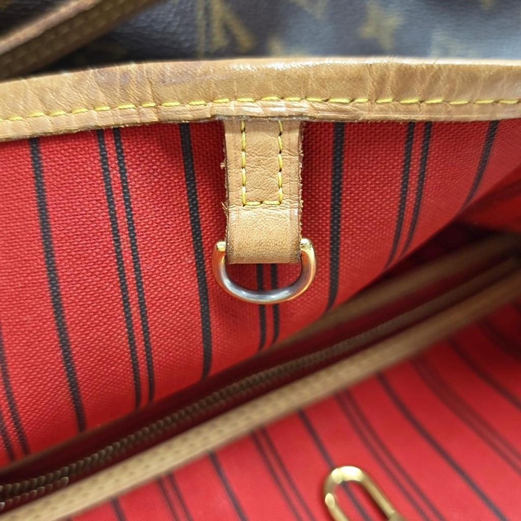 [Pre-Owned] Neverfull Mm Monogram Coated Canvas With Leather Trim Tote Bag - Very Good #PW6J6I