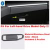 Auto Glove Storage Box / Air AC Outlet Vent / Water Cup Holder Panel Cover Trim Accessories For Peugeot 3008 5008 GT 2017 -