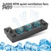 External 3-Fan USB Cooling Fan Cooler for Microsoft Xbox One X Game Console