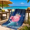 Dance Party With Peppa Beach Towel, Quick-drying, Easy to Care for, Suitable for Both Fitness and Beach Vacations,Sports Essential