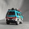 1:24 Mitsubishi Delica Off Road MPV Legierung Druckguss Modell Sound und Licht Spielzeug Haus Trendiges Ausstellungsstück Kinder Spielzeug Geschenk für Jungen