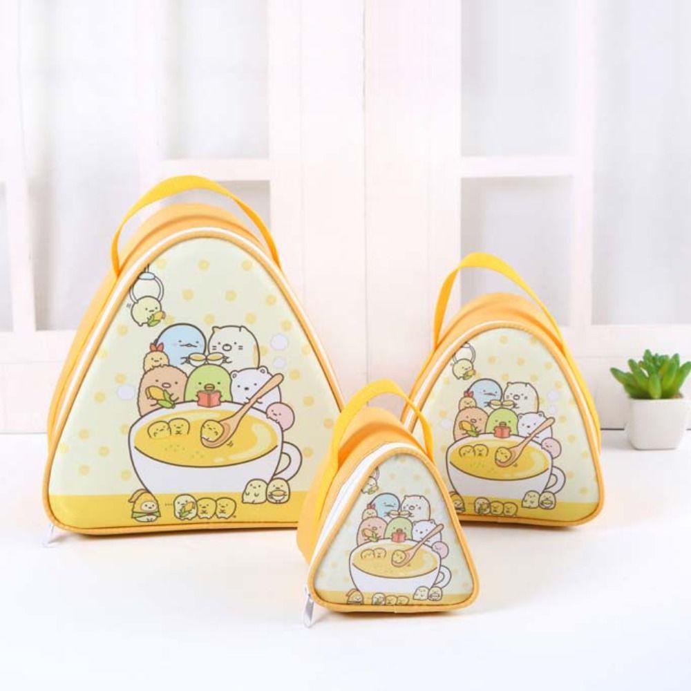 Aluminum Foil Triangular Insulation Bag Thickened Rice Ball Lunch Box Bags  Student