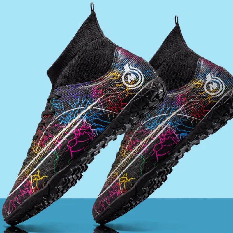Bozong High-Top Turf Soccer Cleats 4