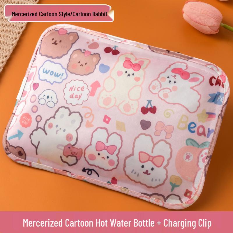 2024 Электрическая грелка для рук: Взрывозащищенная плюшевая грелка и подушка для живота