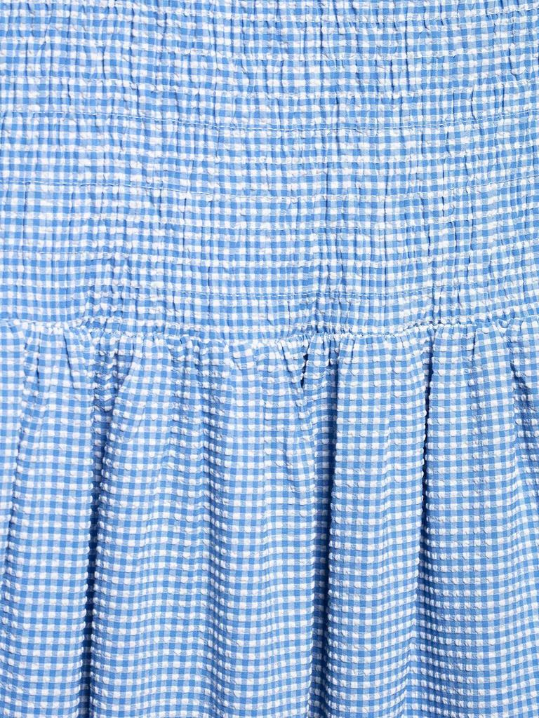 2025 Spring Women's European & American Style Plaid Midi Dress