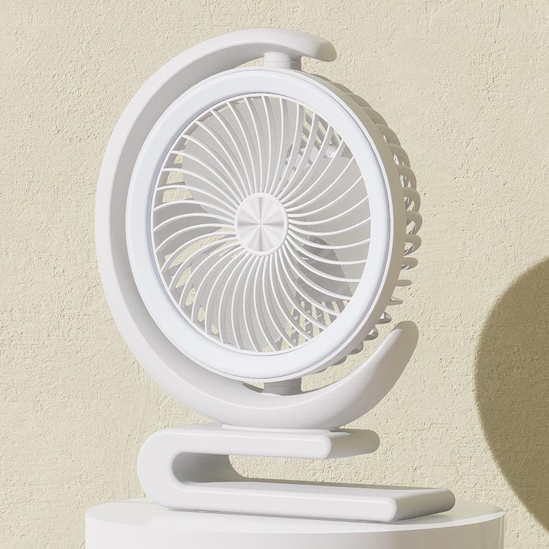 USB Mini Desktop Clip Fan - Ultra-Quiet, Multi-Functional for Dorms & Offices