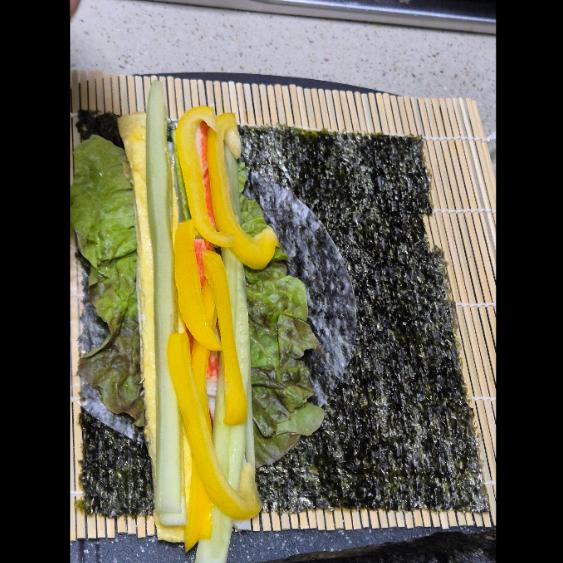 Bamboo Kimbap Rolling Mat from Korea, Sushi Mat, Korean