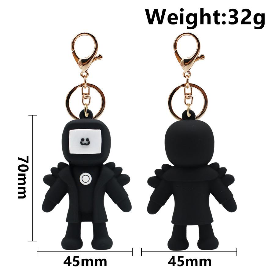 Skibidi Toilet Titan Speakman Keychain Cameraman Tv Man Titan Clock Man Titan Drillman Backpack Decor Doll Pendant Decor Gifts