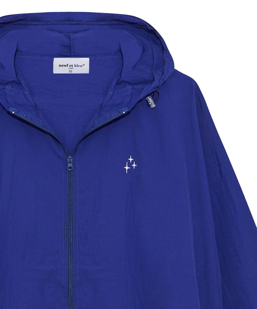 Neufetbleu Neb Windbreaker Hoody Jacket (Cobalt Blue)