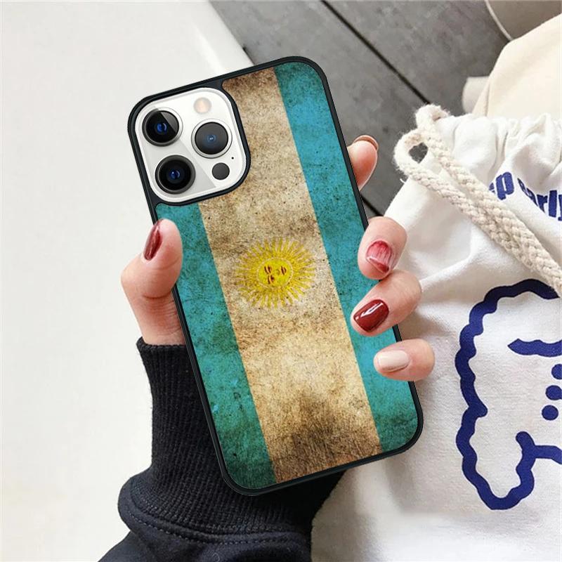 Argentine National Flag Phone Case For iPhone 17 Air 15 16 Cover 11 13 14 Pro Max 12 Plus Max Fundas