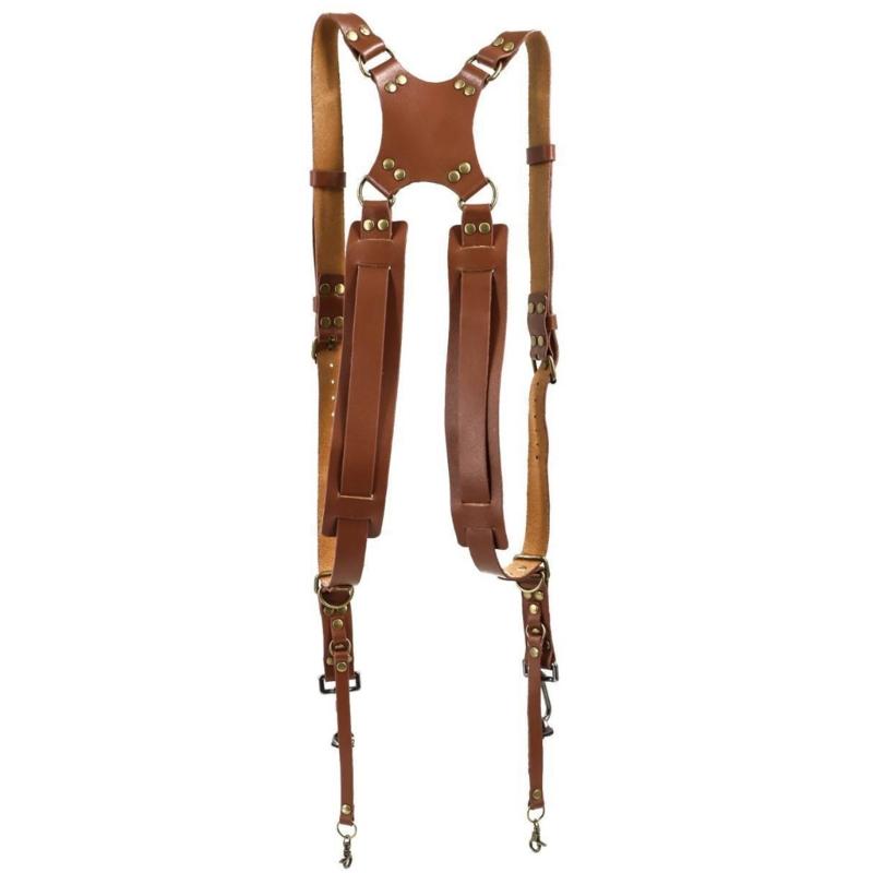 Leather Shoulder Strap for Camera Harness Strap Double Camera  Double Camera Holder for a Perfect Fit Suspenders