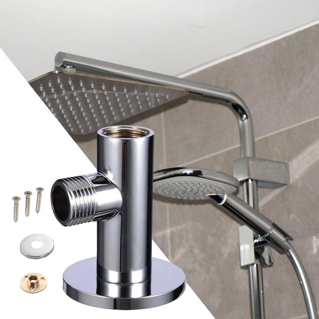 Shower Wall Supply Elbow Shower Hose Connector Wall Mounted Connector Leak-Proof Adapter For Home Bathroom Hotel Replacement