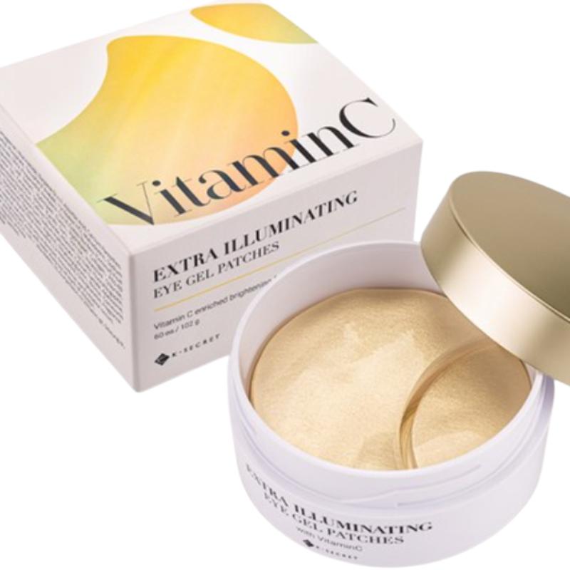 

K-Secret Extra Illuminating Eye Gel Patch Vitamin C (60 Patches) – Dark Spot Care, Brightening & Anti-Wrinkle Hydrogel Patches