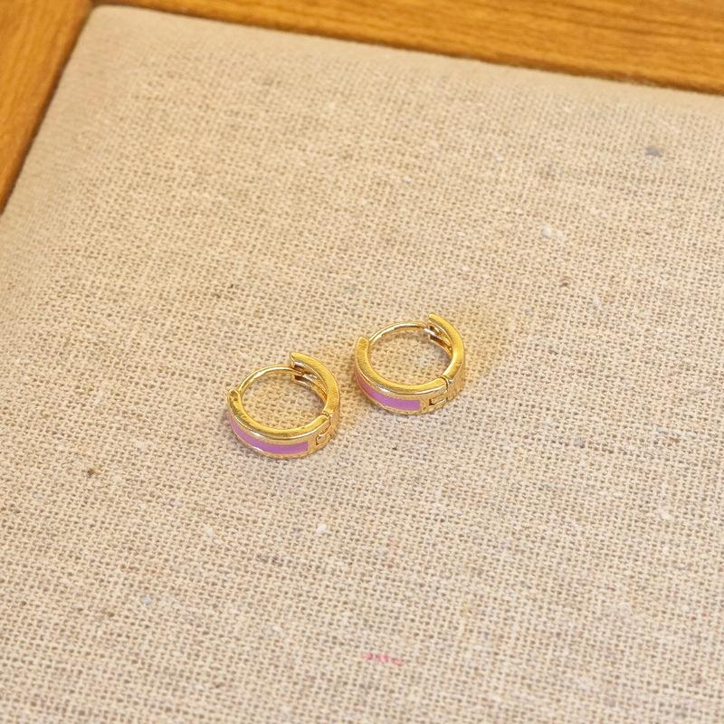 Wind Ohrringe Schmuck Gold farbige Tropfen geometrische Loop Ohrringe