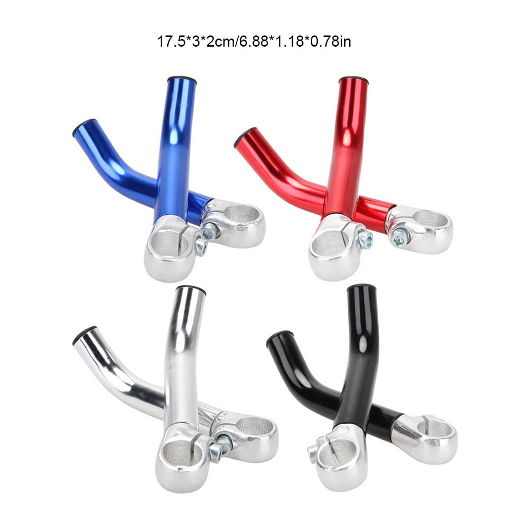 1 Pair Bike Armrest Handlebar Replacement Bicycles Handle Bar for 22.2mm Diameter Cycling Repair Upgrade Modified Accessories