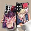 Anime Character Power CSM Soft Phone Case For Samsung Galaxy S26 Ultra S25 Edge S24 FE S23 Plus S22 S21 + S20 Plating Anti-Fall