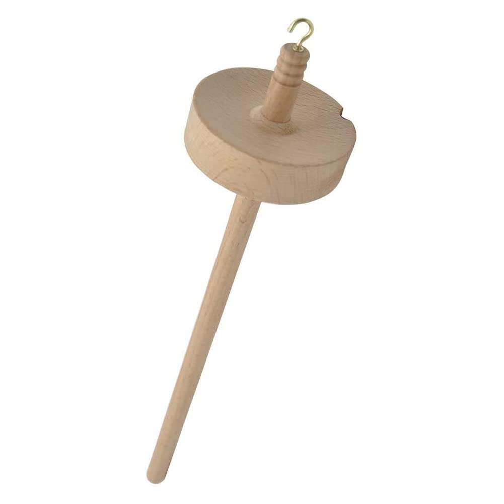 Fallspindel, Garnspinner aus Holz zum Häkeln, Top Whorl-Spinnrad zur Herstellung von Wollgarn, handgeschnitztes Spindelwerkzeug, Geschenk für Anfänger