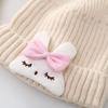 Knitted Winter Toddler Hat Woolen Pullover Hats Bonnet Cute Girls Knitted Hat  Baby
