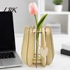 Fashionable Desktop Vases for Classroom Wooden Puzzle Flower Vase, Display Stand Flowers or Sturdy Boxwood Decor Windowsill Artificial Flowers,