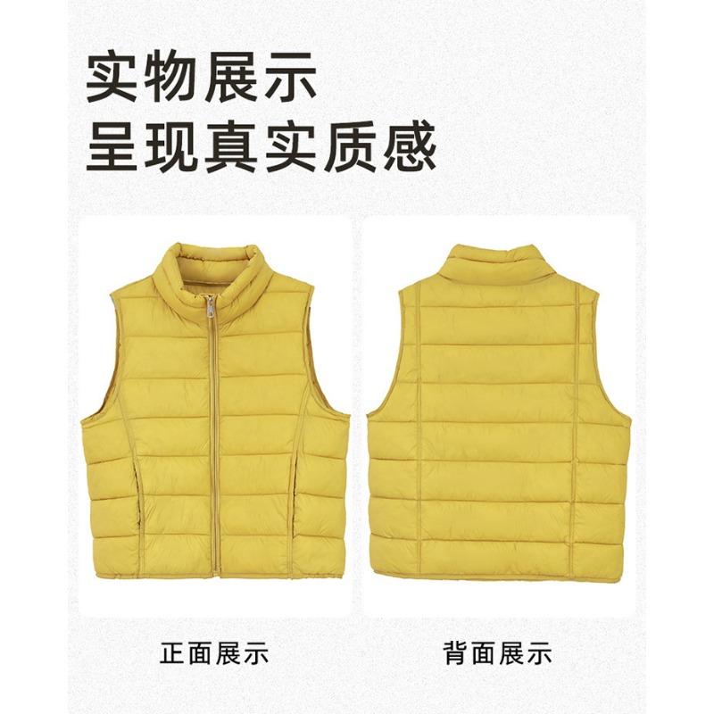 Women S Sleeveless Padded Vest Winter Warm Casual Polyester Jacket