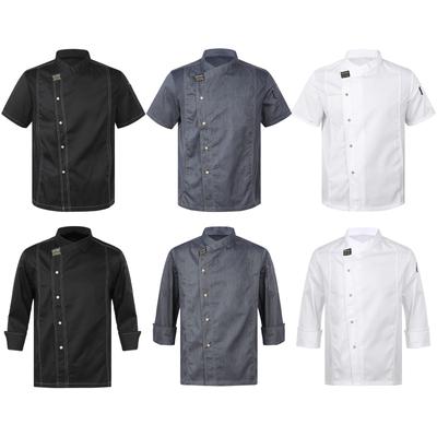 Giacca da Cuoco Uomo Donna Unisex Uniforme da Cucina Giacca da Cuoco Hotel Ristorante Professionale Pasticceria Caffè
