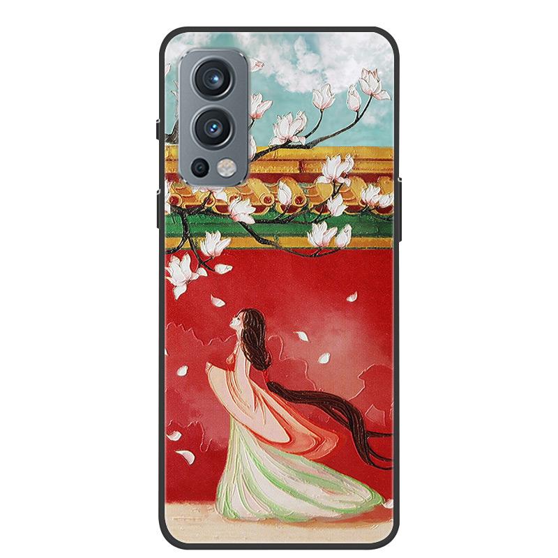 För Oneplus Nord 2 5G Fodral 3D Drake Prägling Mjuk TPU Silikon Baksidesfodral För Oneplus Nord2 5G One Plus Nord 2 Coque Bumper