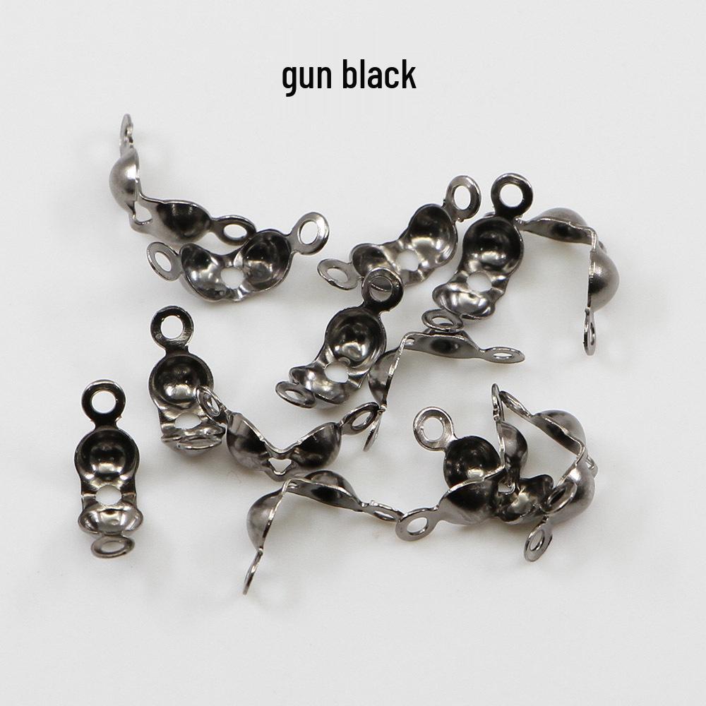 Dwugłowy Klips Dodatków Biżuteryjnych z Podwójną Klamrą - Dwustronny, Osłona Guzika z Podwójnym Otworem