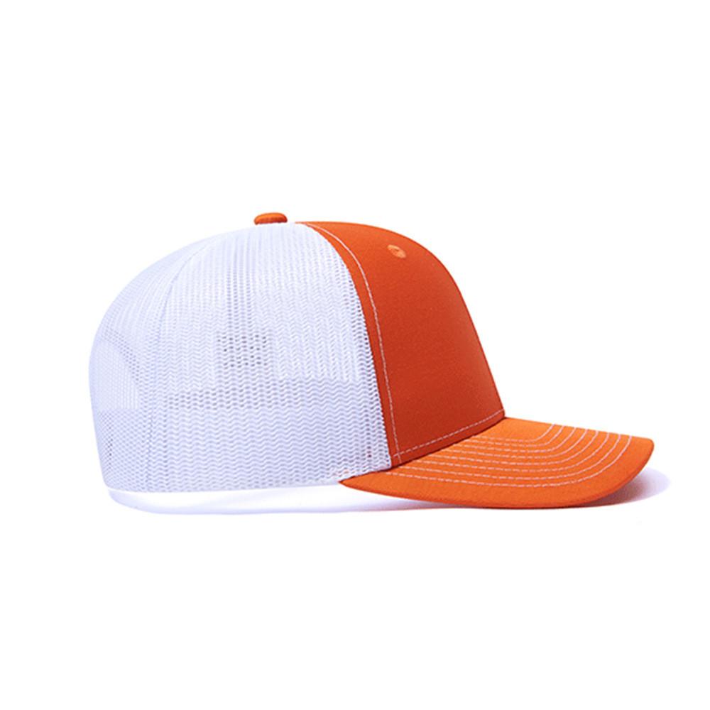 Classic Cotton Baseball Cap With Wide Brim And Breathable Mesh For Summer Sun Protection