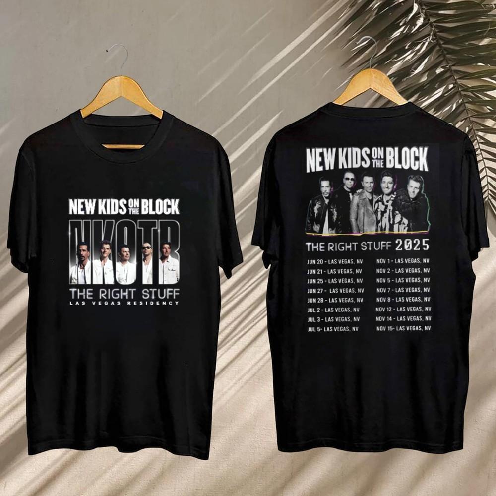 2026 New Kids On The Block The Right Stuff Tour Shirt  NKOTB Band Tee   NKOTB Fa Unisex T-Shirt Graphic Tee S