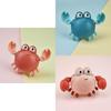 Cute Abs Crab Wind-up Baby Bath Toy For Kids Swimming Claw Swing 12*5*9