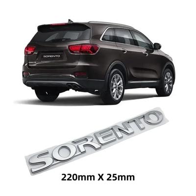 1pcs 3D ABS Letter Sign Badge Logo Car Stickers Car Rear Trunk Bumper Emblem Sticker Decal Styling Accessories for Sorento